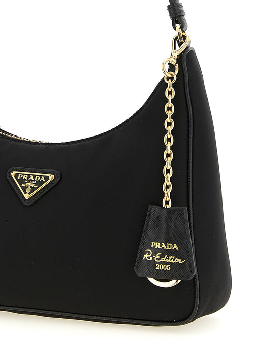 Prada Black Recycled Polyamide Shoulder Bag