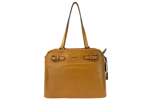 COACH Coach Easton Brown Leather Tote Bag