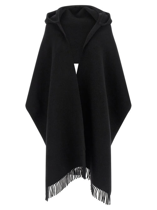 Brunello Cucinelli Black Wool Scarf