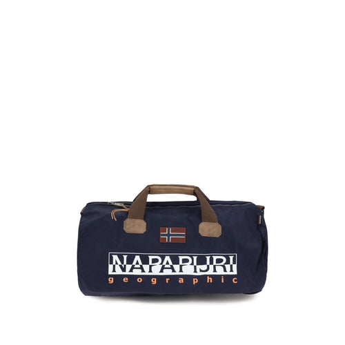 Napapijri Blue Cotton Shoulder Bag
