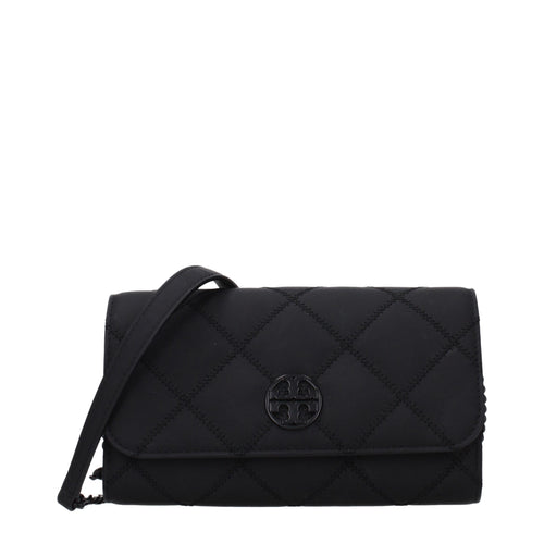 Tory Burch Black Leather Clutch Bag