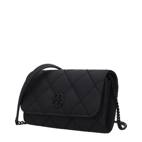 Tory Burch Black Leather Clutch Bag