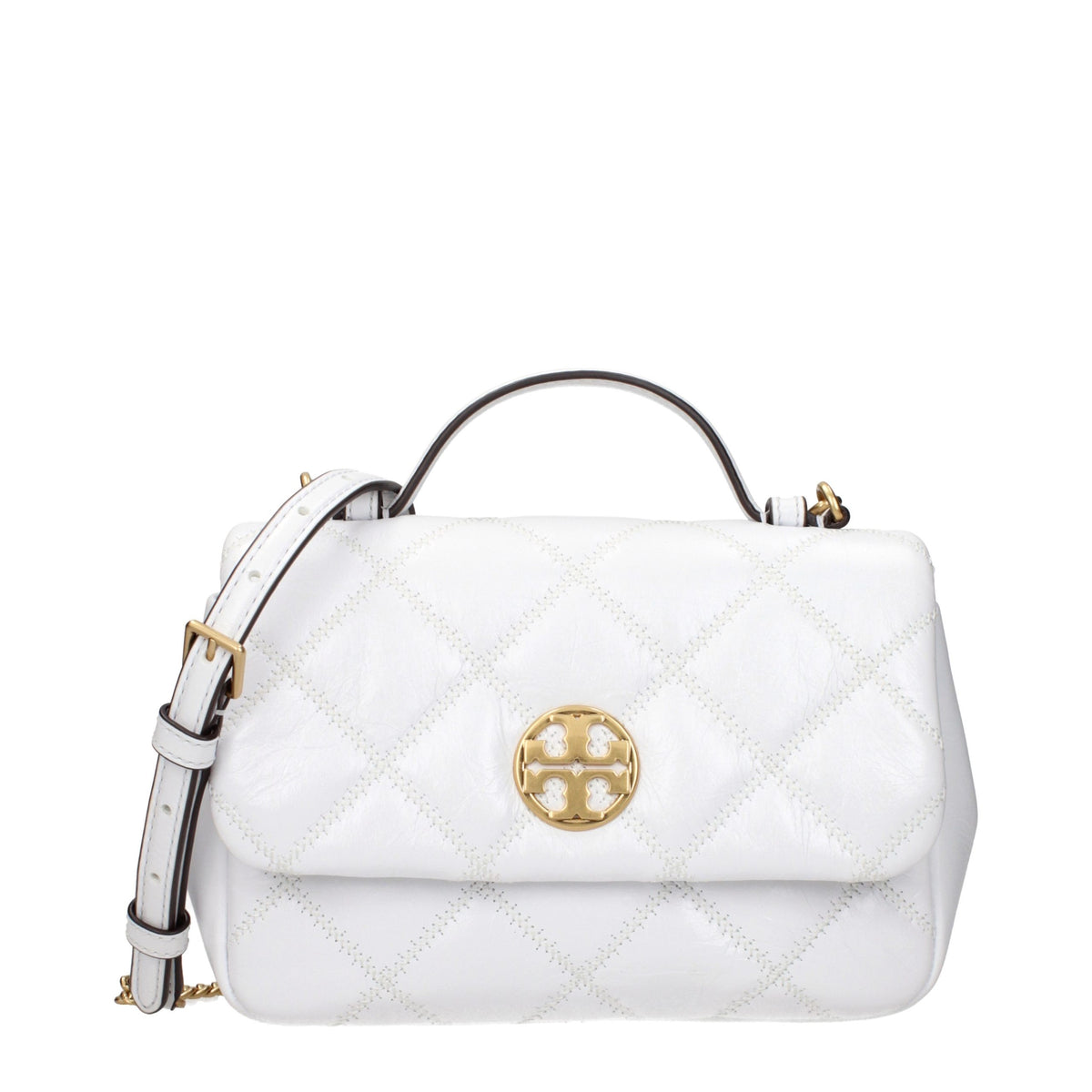 Tory Burch White Leather Handbag