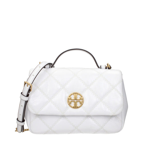 Tory Burch White Leather Handbag