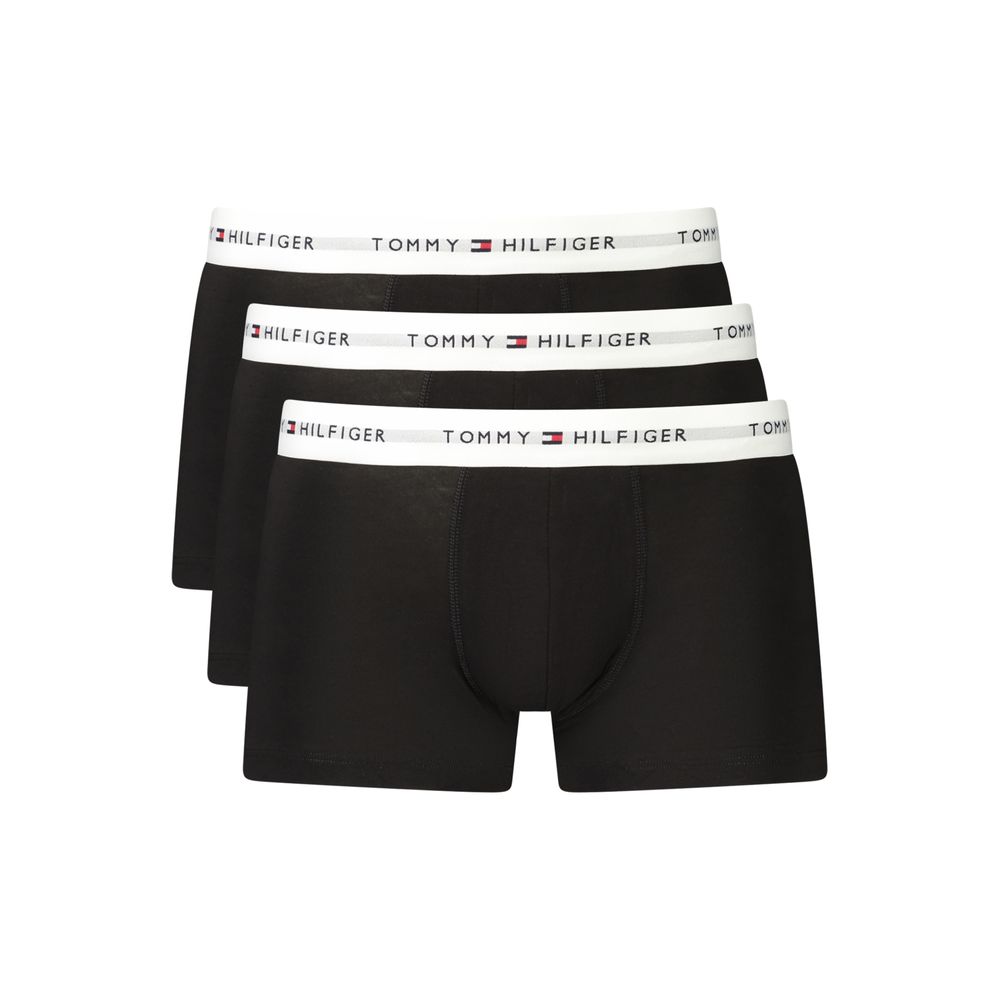 Tommy Hilfiger Black Cotton Men's Boxer