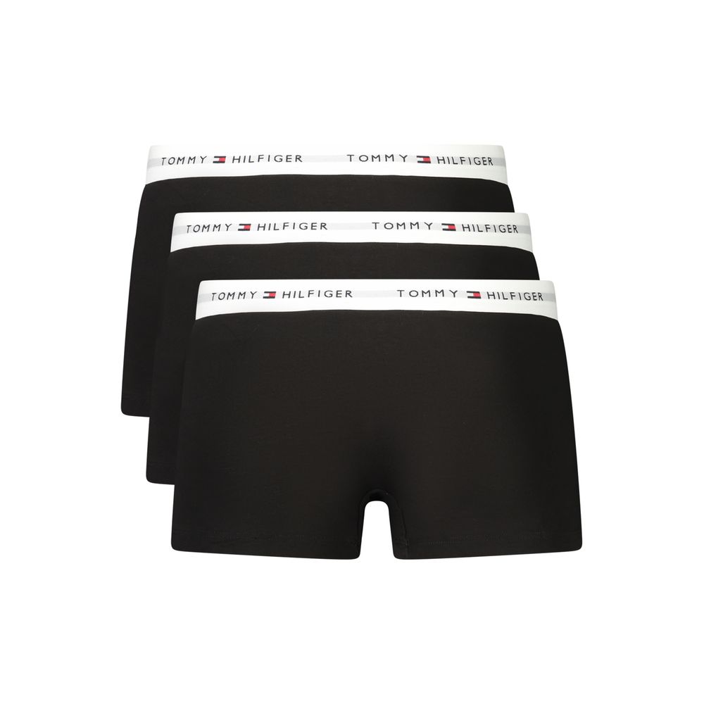 Tommy Hilfiger Black Cotton Men's Boxer
