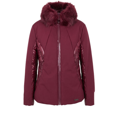 Baldinini Trend Red Nylon Women Jacket