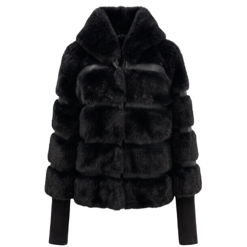 Baldinini Trend Black Polyester Women Jacket