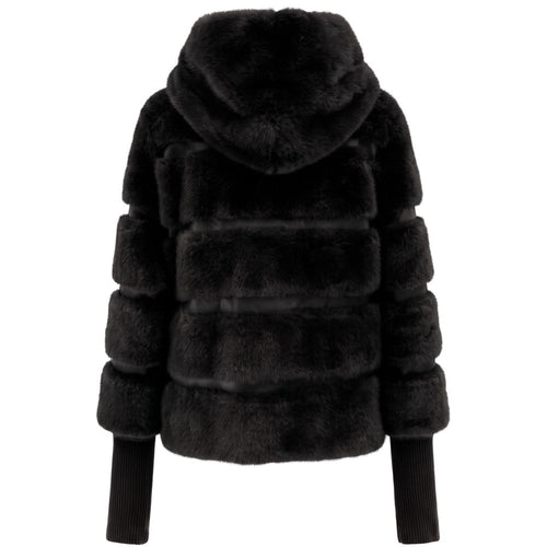 Baldinini Trend Black Polyester Women Jacket