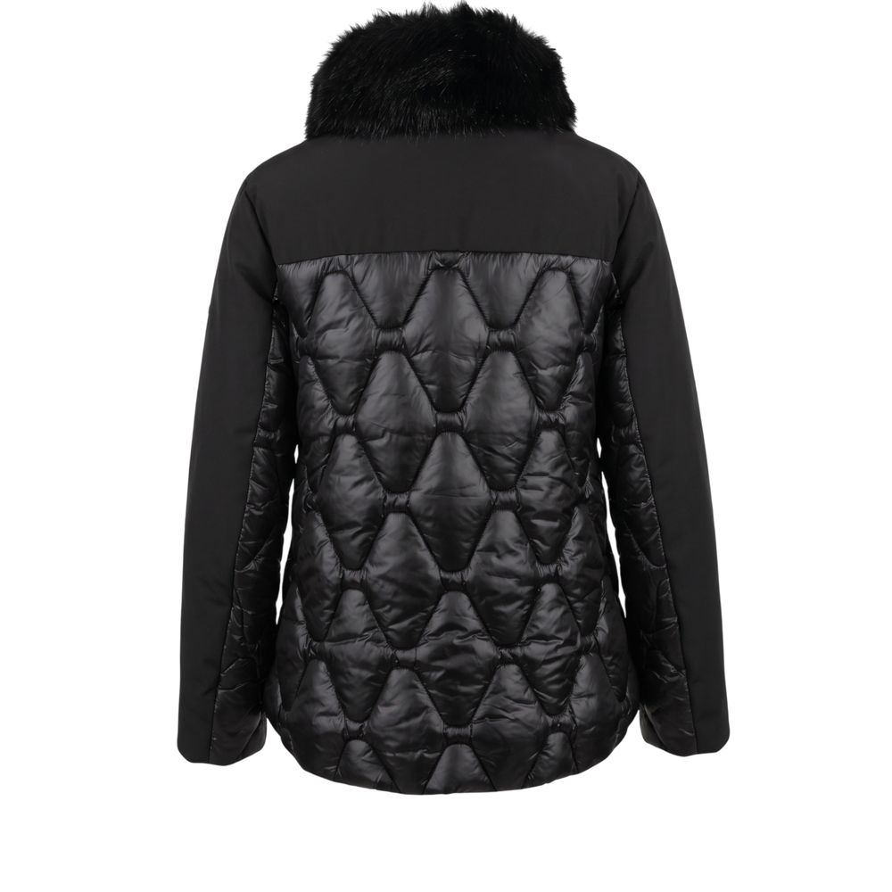 Baldinini Trend Black Nylon Women Jacket
