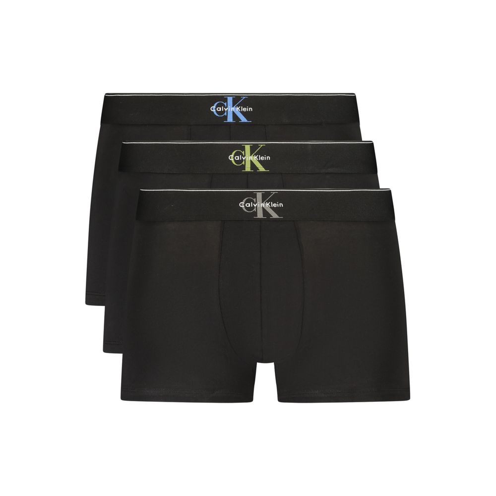 Calvin Klein Black Cotton Men's Boxer