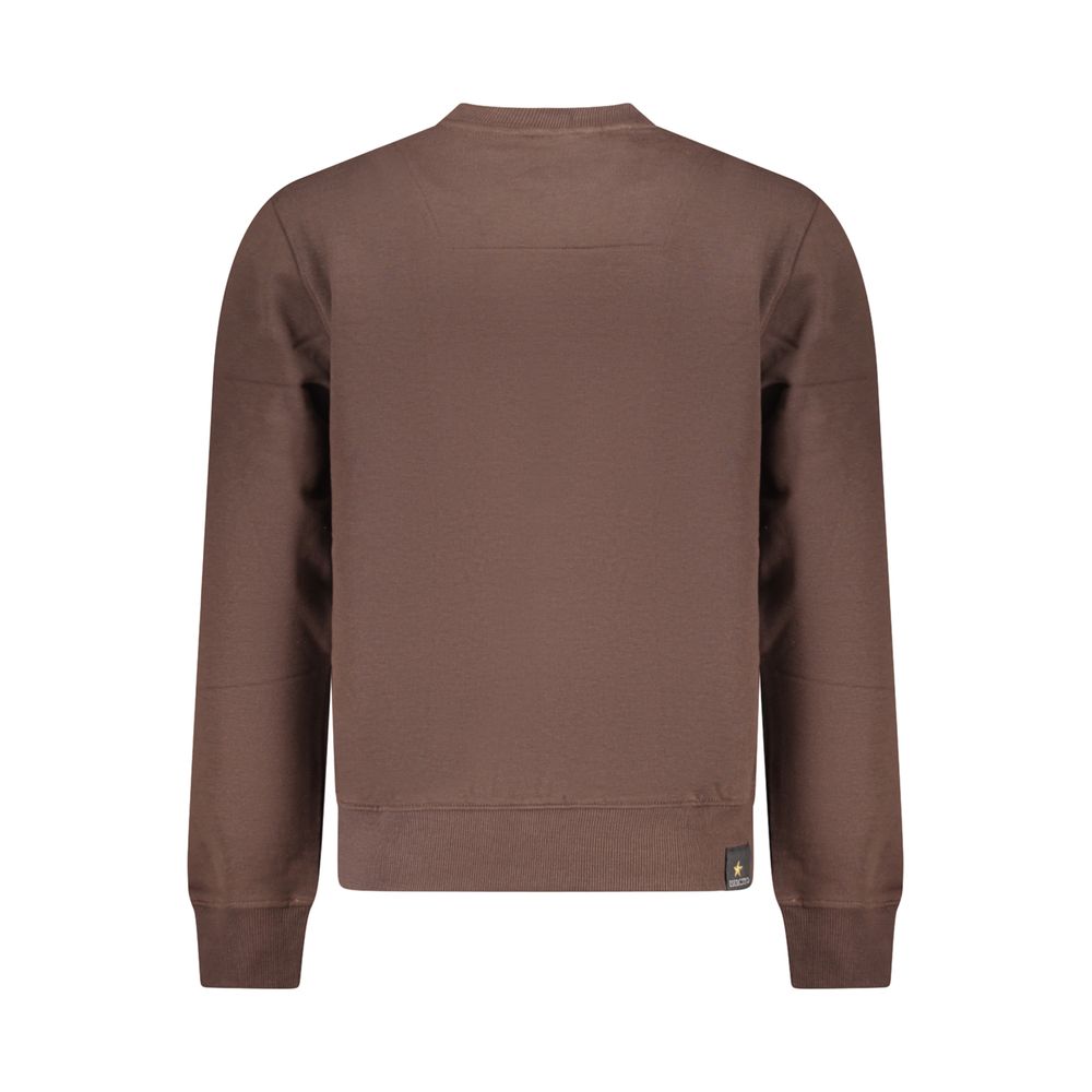 Accademia Militare Brown Cotton Men's Sweatshirt