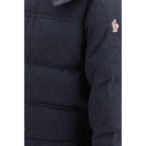 Moncler Grenoble Blue Wool Oves Aries Jacket