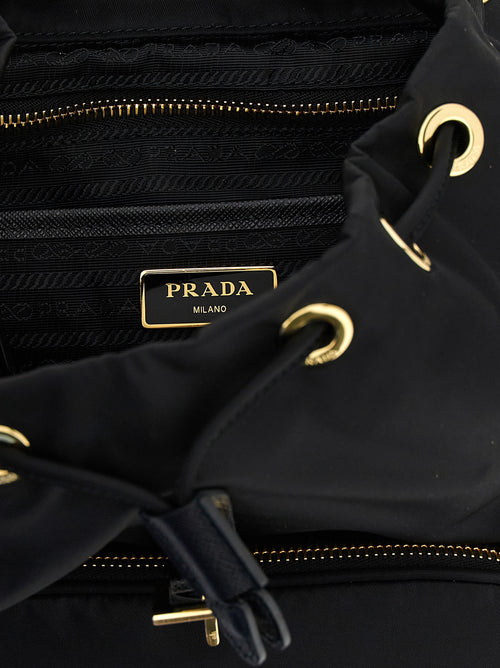 Prada Black Recycled Polyamide Backpack