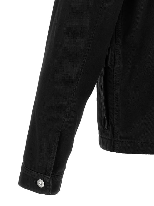 Stone Island Black Cotton Denim Jacket