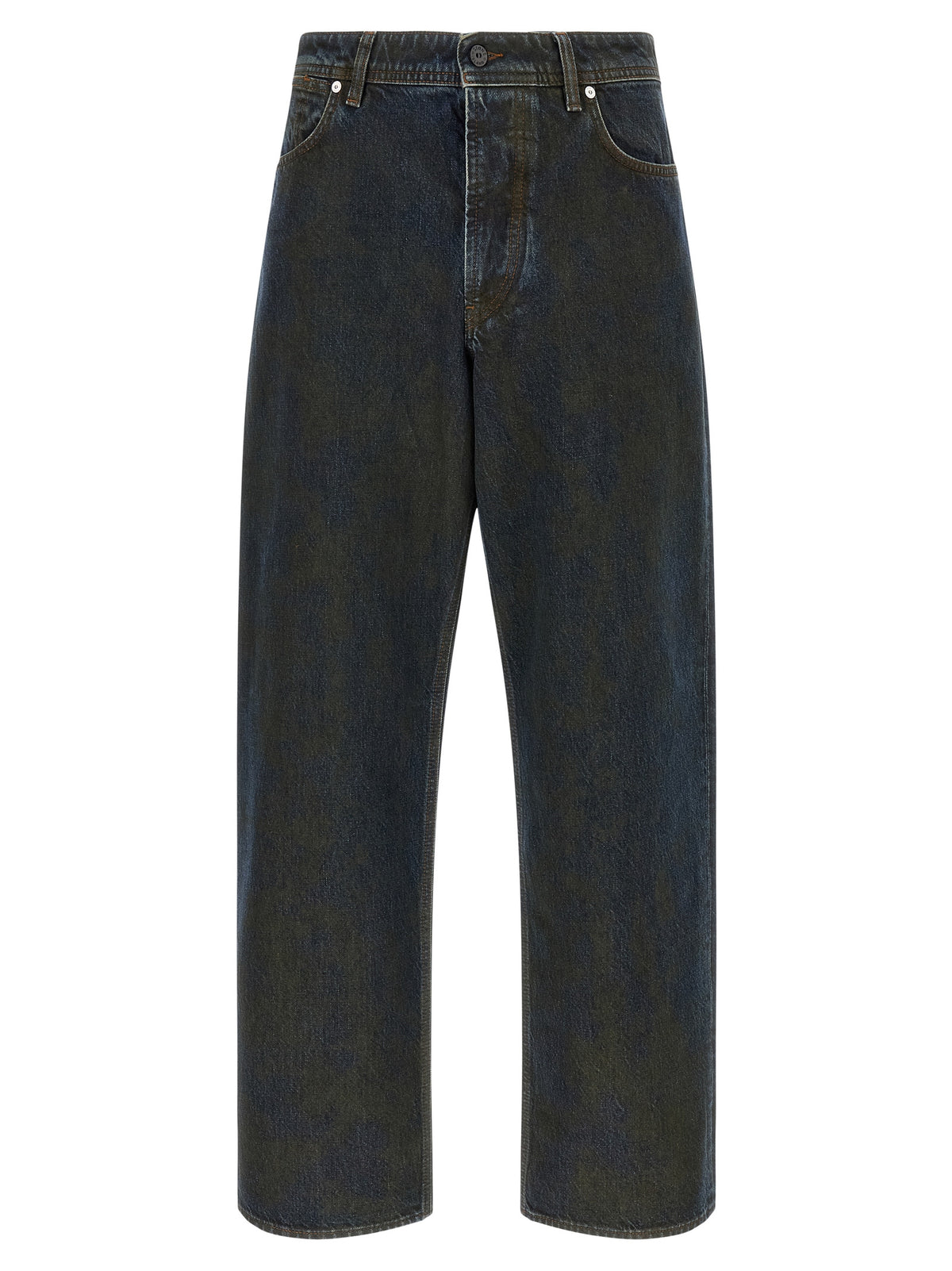Stone Island Blue Cotton Jeans Denim