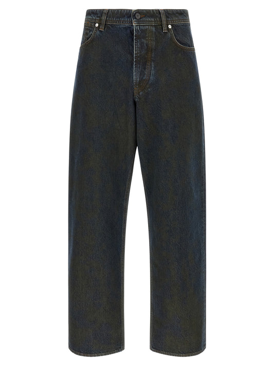Stone Island Blue Cotton Jeans Denim