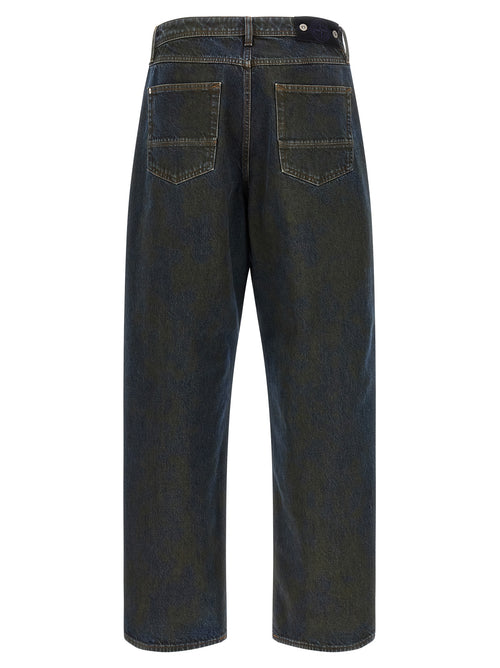 Stone Island Blue Cotton Jeans Denim