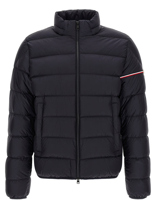 Moncler Blue Polyamide Full-Length Jacket