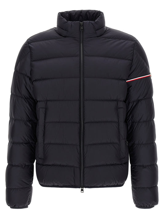 Moncler Blue Polyamide Full-Length Jacket