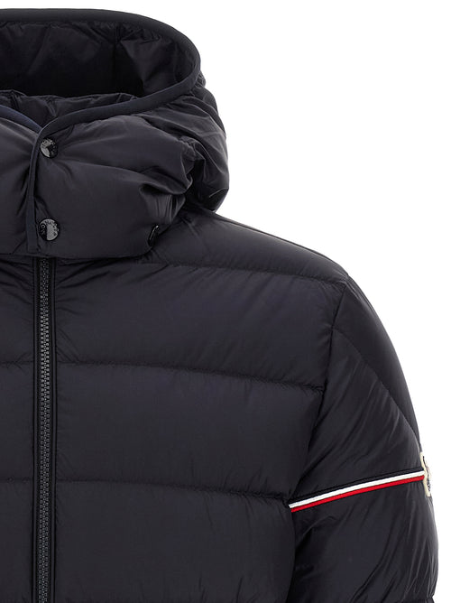 Moncler Blue Polyamide Full-Length Jacket