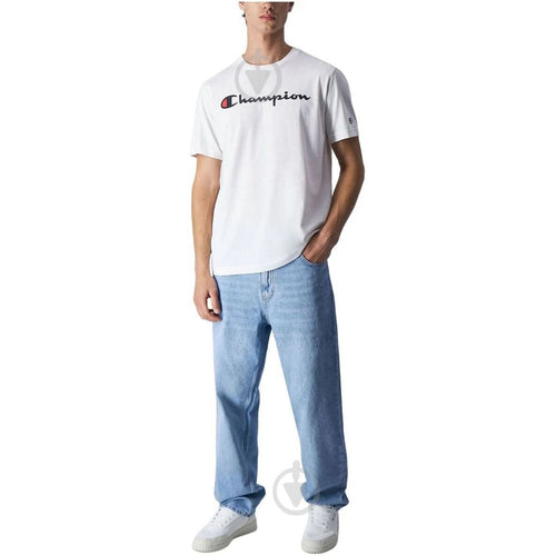 Champion White Cotton Sweatshirt