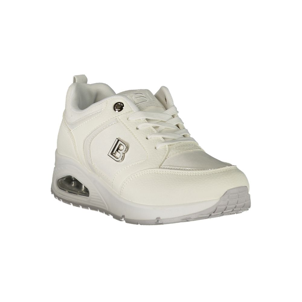Laura Biagiotti White Polyurethane Women's Sneaker