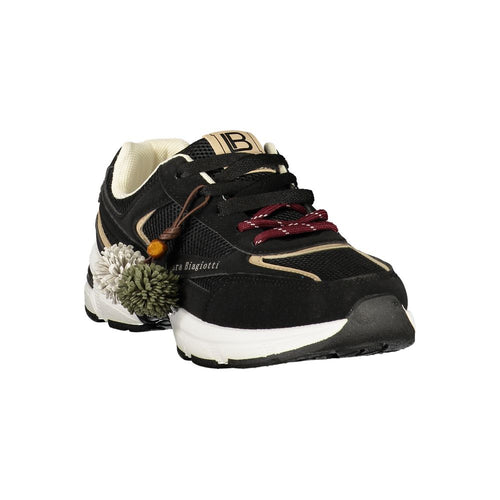 Laura Biagiotti Black Polyurethane Women's Sneaker
