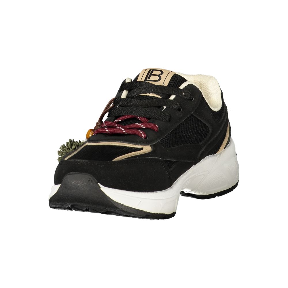 Laura Biagiotti Black Polyurethane Women's Sneaker