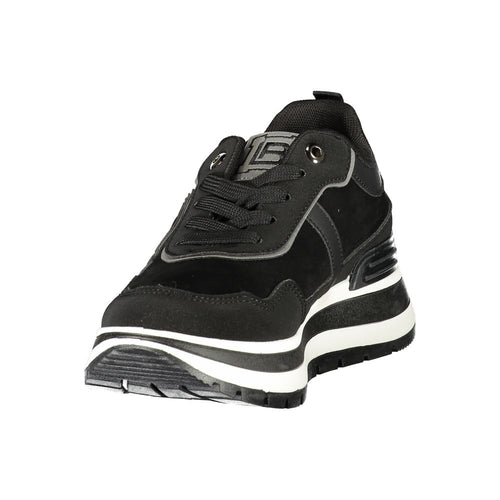 Laura Biagiotti Black Polyurethane Women's Sneaker