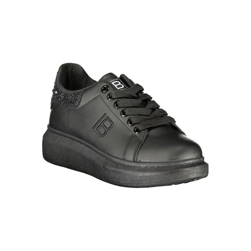 Laura Biagiotti Black Polyurethane Women's Sneaker