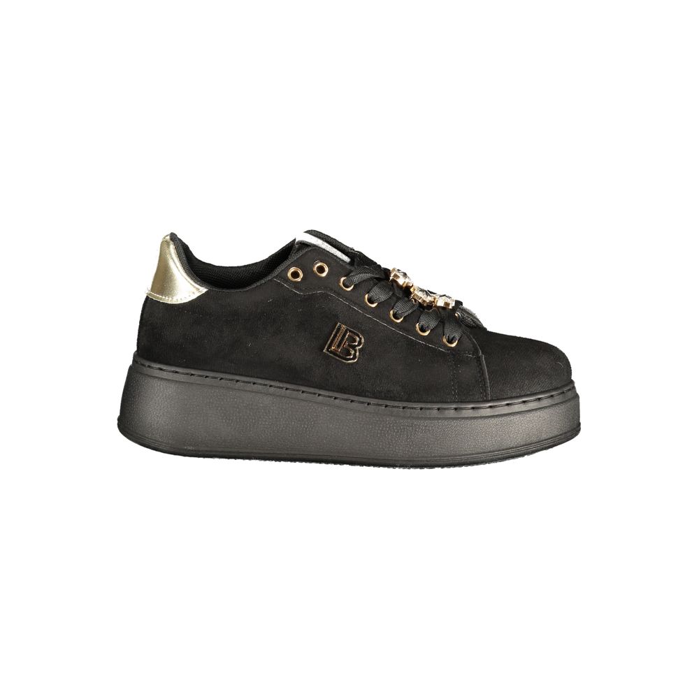 Laura Biagiotti Black Polyurethane Women's Sneaker