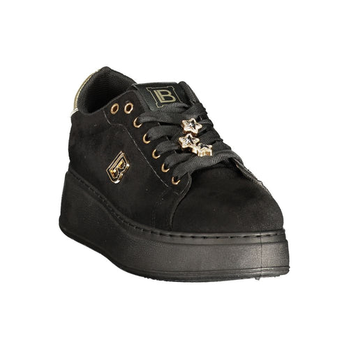 Laura Biagiotti Black Polyurethane Women's Sneaker