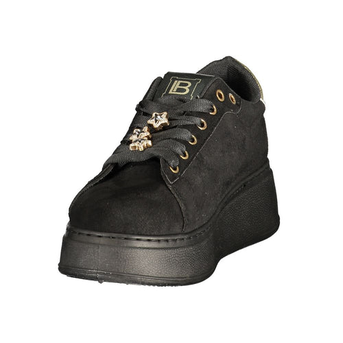 Laura Biagiotti Black Polyurethane Women's Sneaker