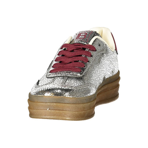 Laura Biagiotti Silver Polyurethane Women's Sneaker