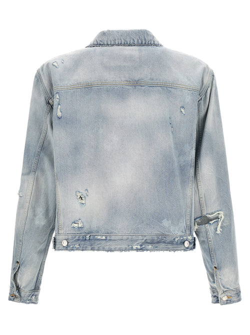 Dsquared² Blue Cotton Denim Jacket
