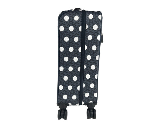 Michael Kors Small Navy Signature Rolling Cabin Suitcase