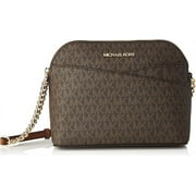 Michael Kors Jet Set Travel Dome Powder Blush Leather Crossbody Bag