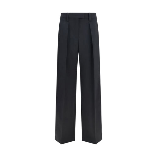 Brunello Cucinelli Black Wool Dress Pants
