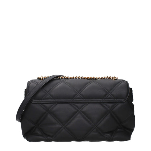 Versace Black Leather Crossbody Bag
