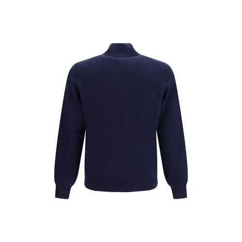 Brunello Cucinelli Blue Cashmere Sweater