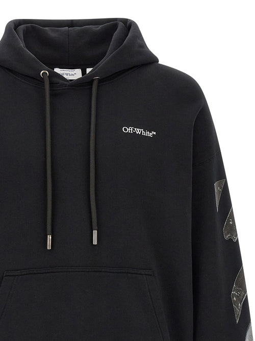 Off-White Black Cotton Sweatshirt