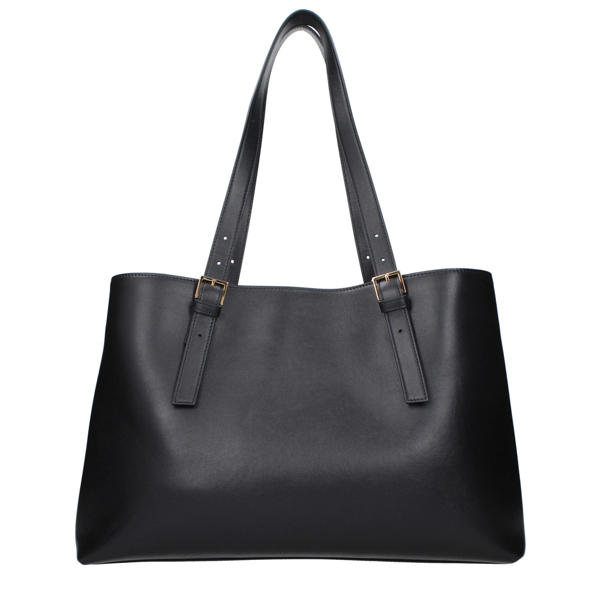 Versace Black Leather Shoulder Bag