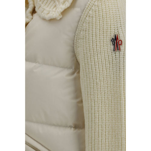 Moncler Grenoble Beige Wool Oves Aries Cardigan