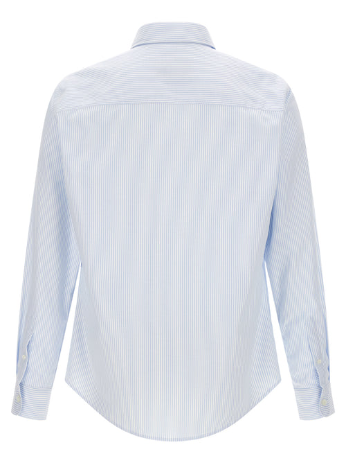 Ami Paris Blue Cotton Blouse