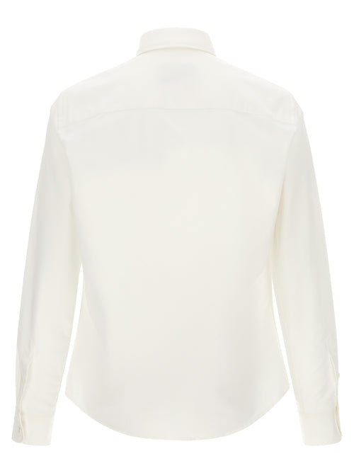 Ami Paris White Cotton Blouse