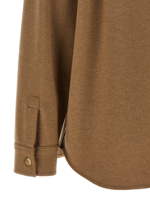 Max Mara Brown Triacetate Shell Jacket