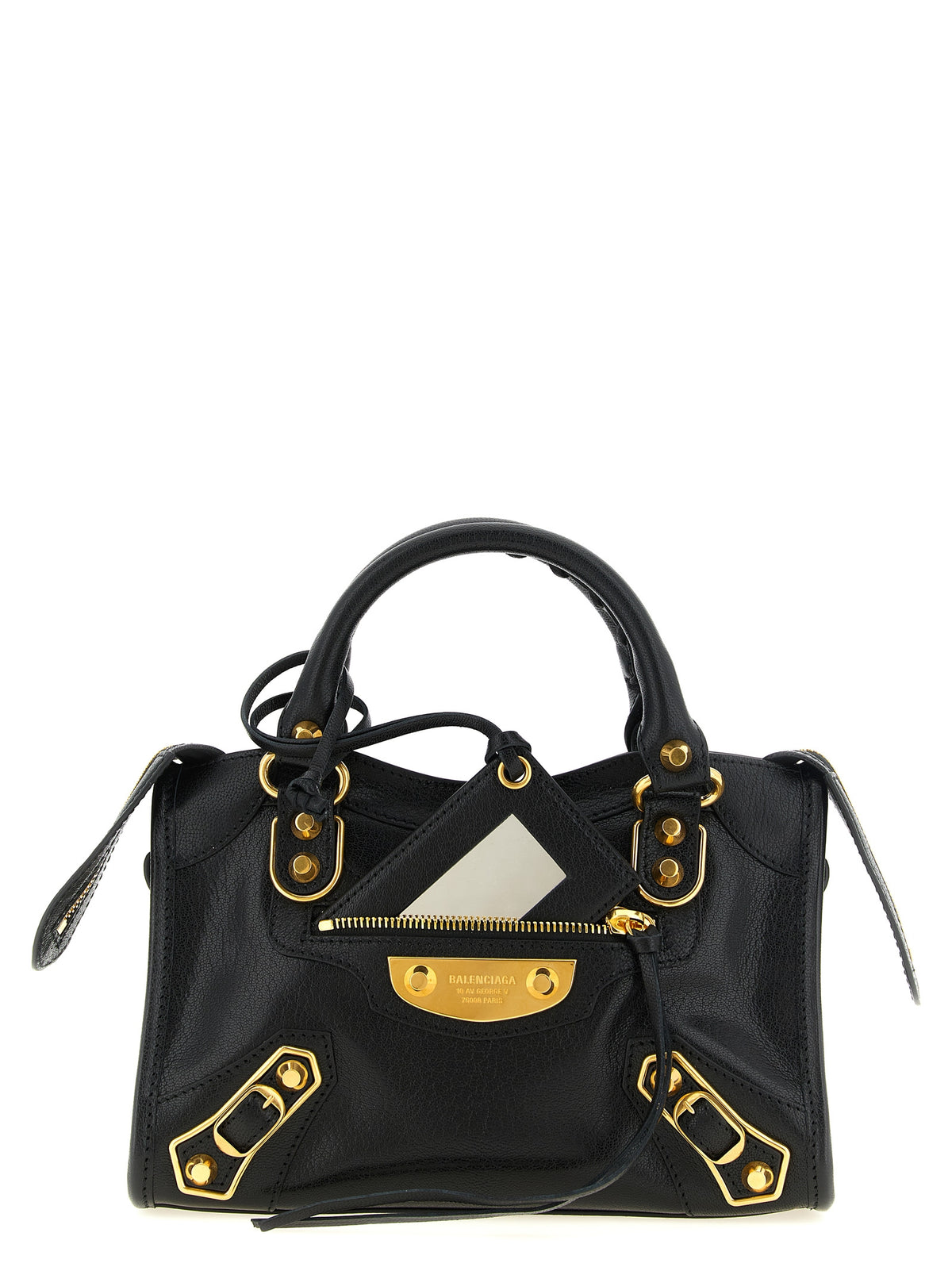 Balenciaga Black Goatskin Handbag