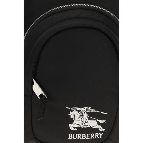 Burberry Black Fabric Shoulder Bag