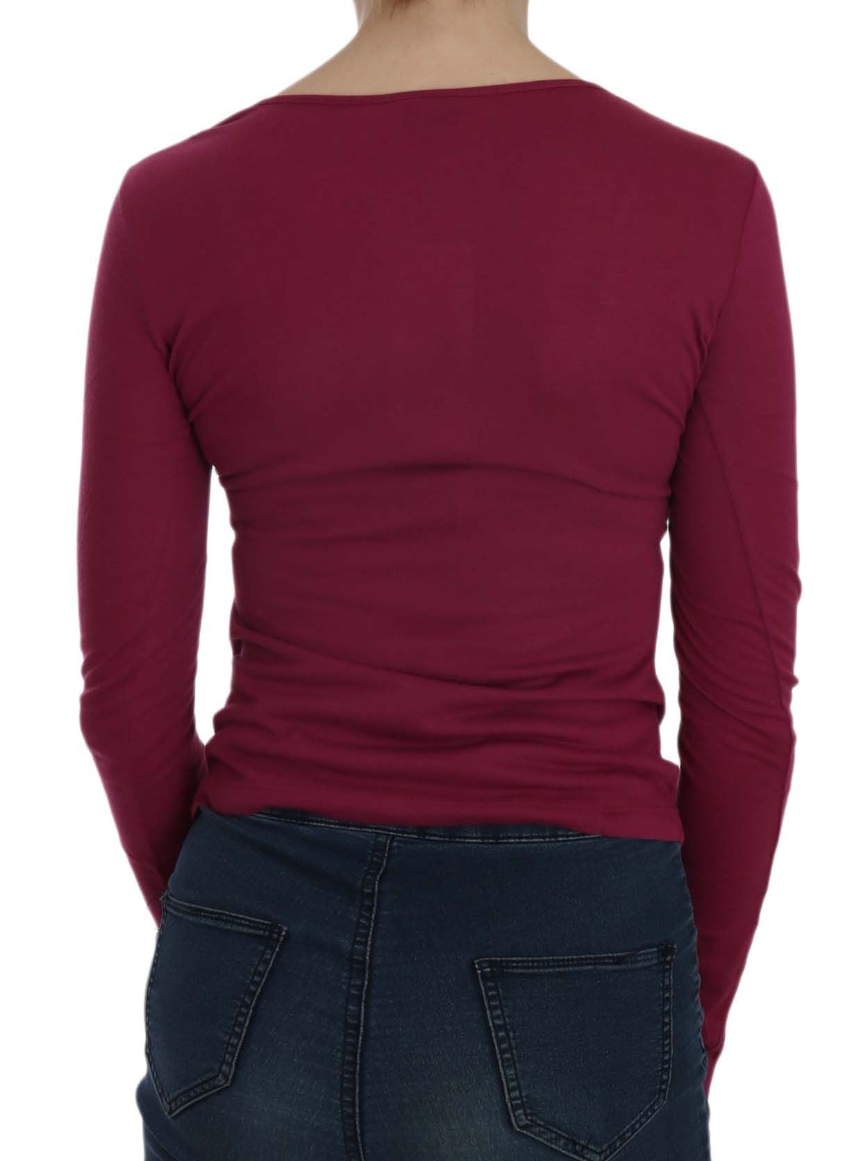 Exte Crystal Embellished Long Sleeve Casual Top - ClickThatClicks 